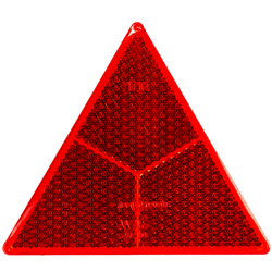 Triangle de signalisation rouge WAŚ feu réfléchissant