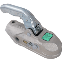 Attelage à boule KNOTT K35-A pour remorque de 3 500 kg avec timon tubulaire de 50 mm, en fonte