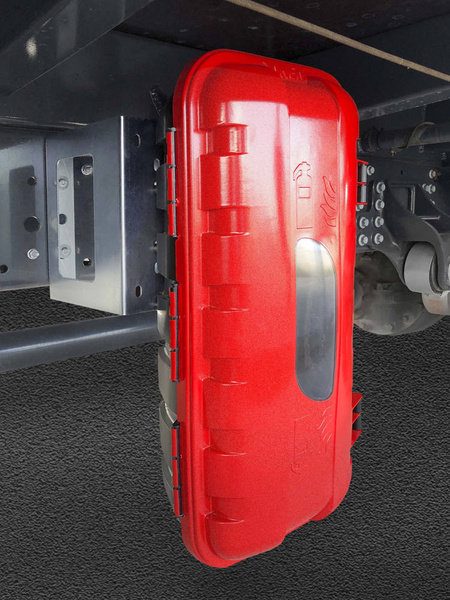 Boîte, caisse extincteur 6kg DAKEN 82500 STRIKE 600x287x220mm rouge