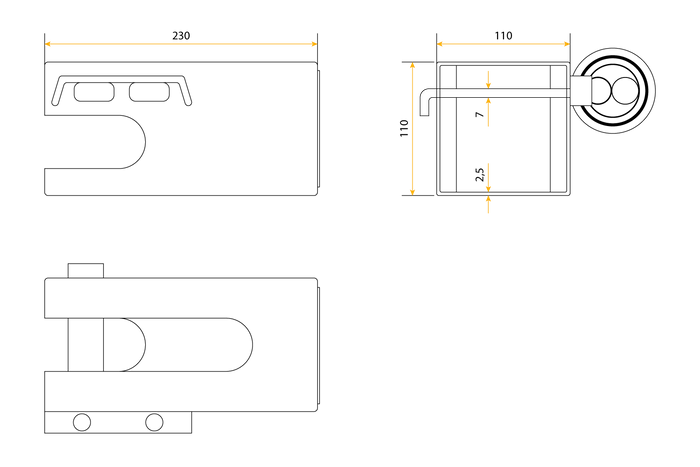 Antivol remorque haute qualité Unitrailer TRAILER PRO-BOX II