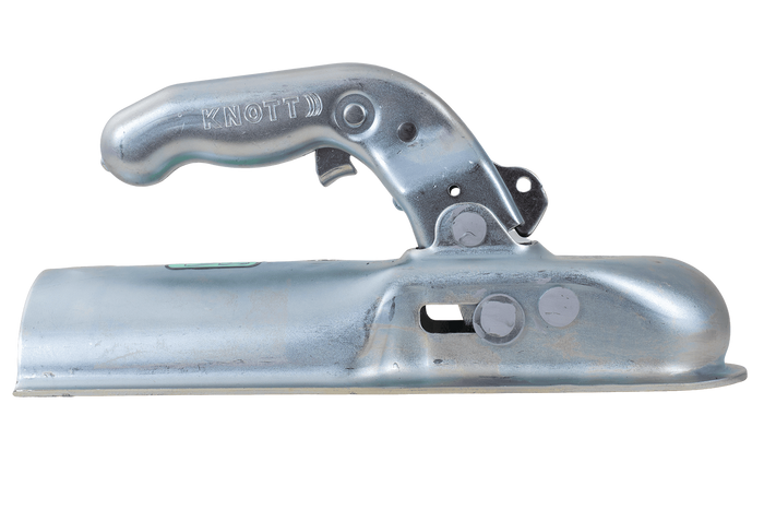 Attelage à boule KNOTT K7.5-E pour remorque de 750 kg avec timon tubulaire de 70 mm