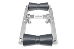 Rouleau de quille double à balancier pivotant KRZ2/60 pour remorques bateau