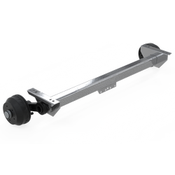 Essieu freiné KNOTT VGB15 pour remorque / dépanneuse 1500kg 1850mm 2300mm 5x112