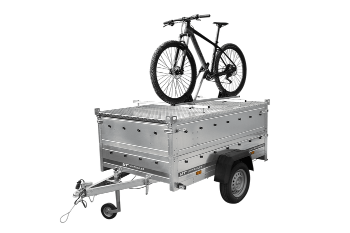 Capot de remorque UNITRAILER GARDEN TRAILER 200 KIPP avec cylindres / serrure à clé