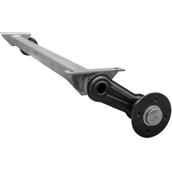 Essieu non freiné KNOTT VG7-L pour remorque 750kg 1260mm 1565mm 4x100