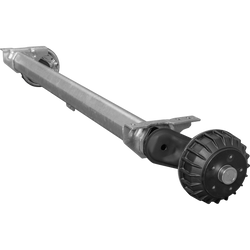 Essieu freiné AL-KO COMPACT pour remorque / dépanneuse 1500kg 1510mm 1880mm 5x112