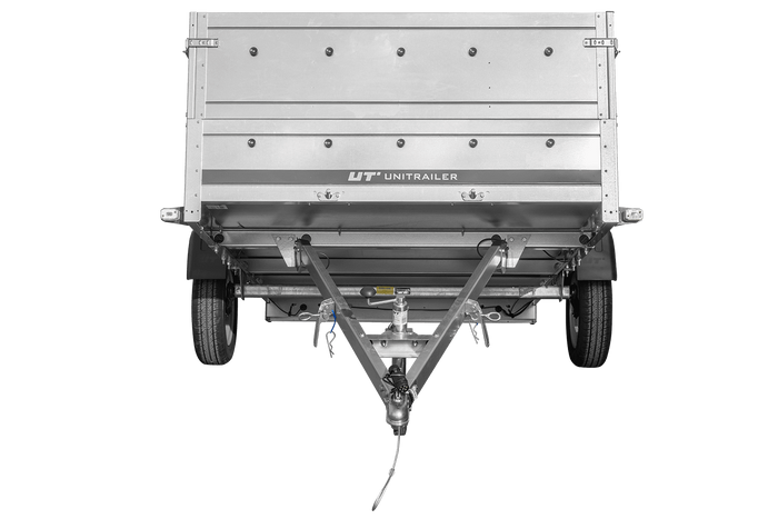 Remorque voiture 264x150 UNITRAILER GARDEN 265 KIPP avec ridelles supplémentaires