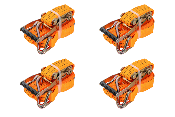 Kit de quatre sangles de transport avec tendeur UNITRAILER 8m/50mm/5t