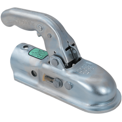 Attelage à boule KNOTT K20-B pour remorque de 2 000 kg avec timon tubulaire de 45 mm, en fonte