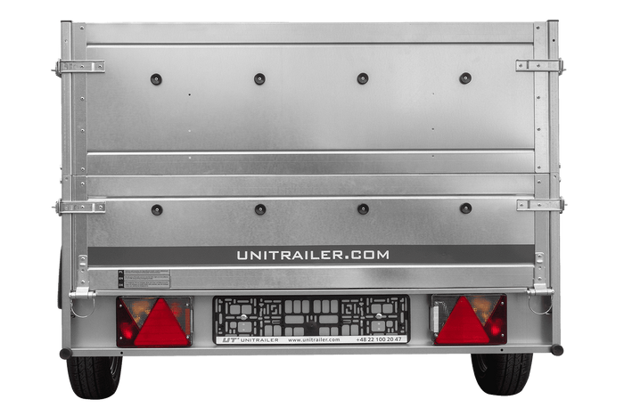 Unitrailer Remorque de Jardin 264 KIPP (Neuf) avec Roue Jockey et Planches Bis