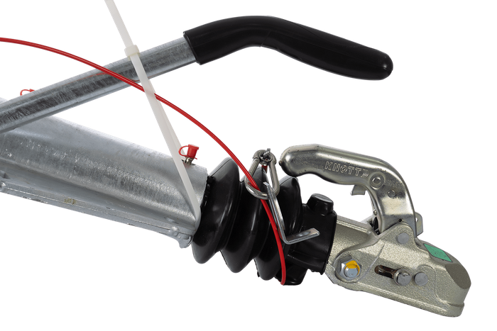 Dispositif de dépassement KNOTT KF27B avec attelage K27A pour remorque de 2700kg avec timon en V