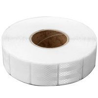 Bande réfléchissante blanche segmentée - rouleau 45 mètres