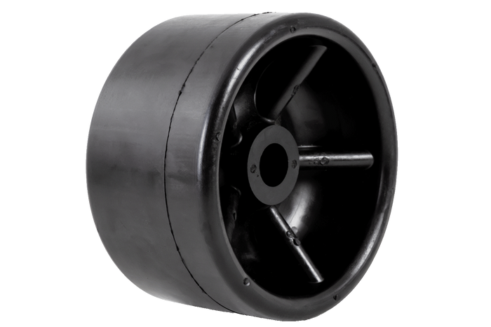 Rouleau coulissant KNOTT, rouleau coulissant en caoutchouc 67 mm pour remorque de bateau