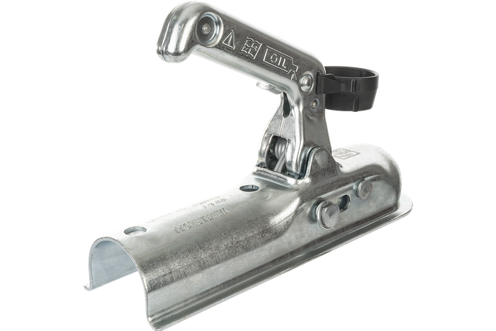 Attelage à boule WINTERHOFF WW8-A pour remorque 800kg avec timon tubulaire de 50mm