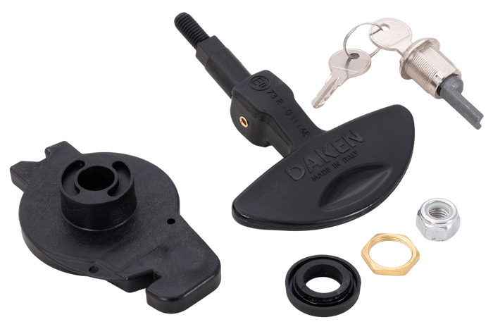 Serrure DAKEN 89040 avec poignée pour boîte à outils JUST