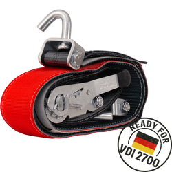 Sangle de transport, d'arrimage pour dépanneuse HEFFA CARLINE 130, pour roues 2,8 m/50 mm/5 t VDI 2700