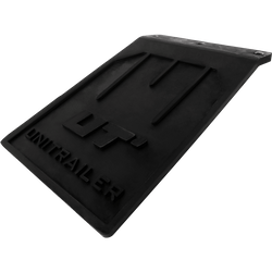 Bavette en caoutchouc UNITRAILER, couvre aile courbé, 185/233mm