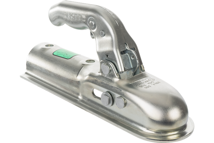 Attelage à boule KNOTT K14-A pour remorque de 1400kg avec timon tubulaire de 50mm