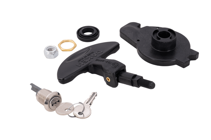 Serrure DAKEN 89040 avec poignée pour boîte à outils JUST