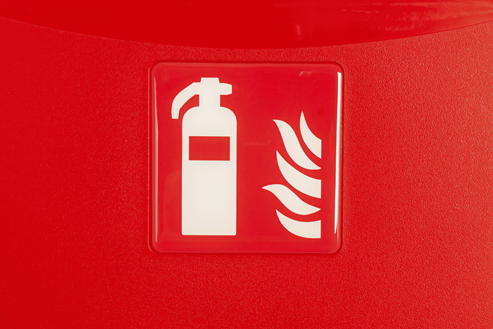 Boîte, caisse extincteur 6kg DAKEN 82070 ADAMANT 611x310x247mm rouge