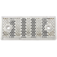 Catadioptre blanc 76x34 mm à visser