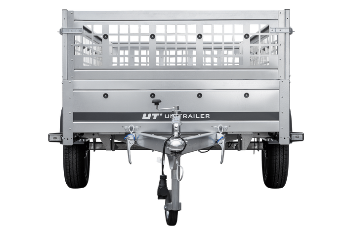 Remorque à un essieu 264x125 UNITRAILER GARDEN 264 KIPP avec ridelles grillagées