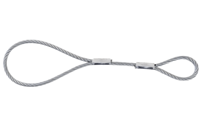 Câble de sécurité EFMETAL pour remorques non freinées 250 mm 250 kg