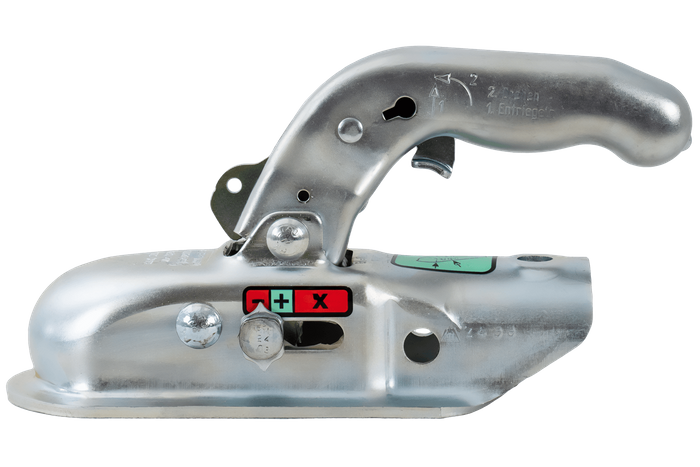 Attelage à boule KNOTT KK14-B pour remorque de 1400kg avec timon tubulaire de 45mm