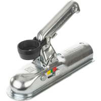 Attelage à boule WINTERHOFF WW8-A pour remorque 800kg avec timon tubulaire de 50mm