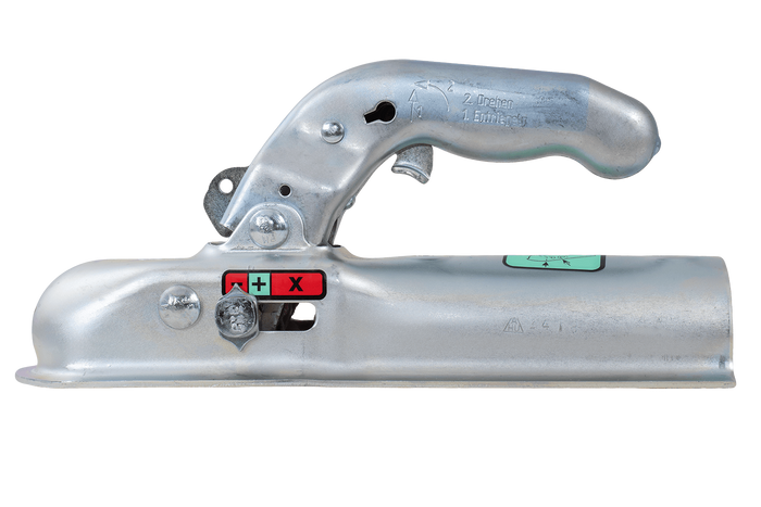 Attelage à boule KNOTT K7.5-C pour remorque de 750 kg avec timon tubulaire de 50 mm