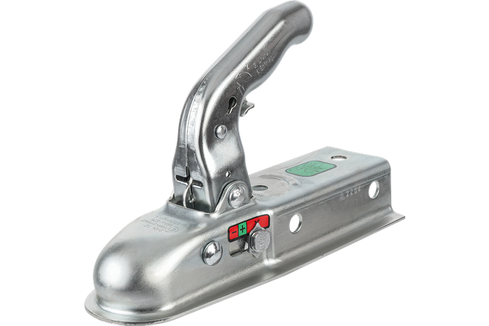 Attelage à boule KNOTT K7.5-L pour remorque de 750kg avec timon carré de 60mm