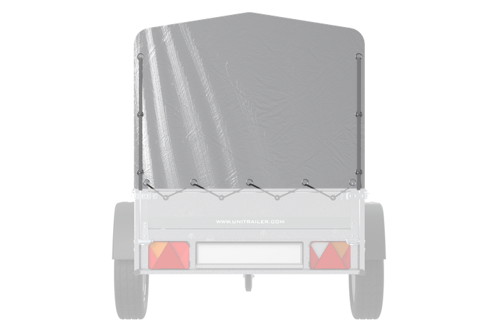 Bâche arceau h-800 UNITRAILER bâche pour remorque 200x106cm GARDEN 200 KIPP