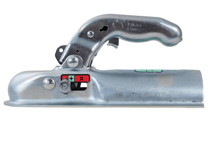 Attelage à boule KNOTT K7.5-E pour remorque de 750 kg avec timon tubulaire de 70 mm