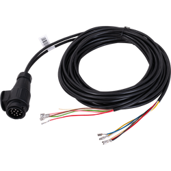 Faisceau électrique MANTES remorque, 7 m prise 13 broches connecteurs 6.3