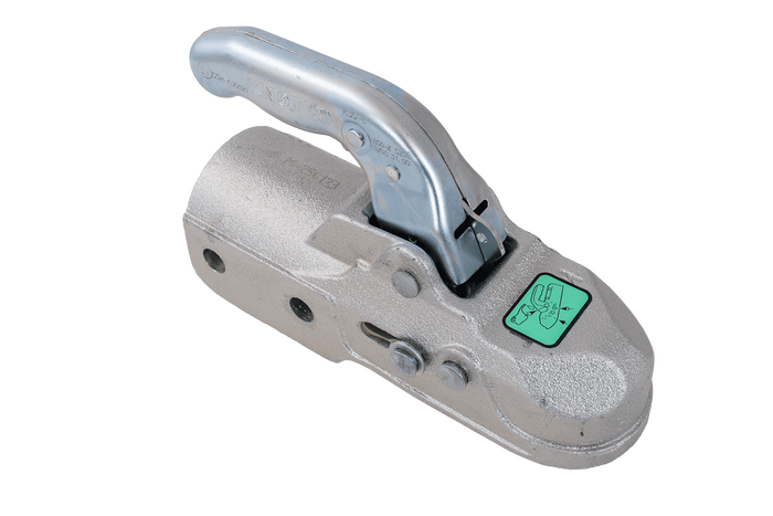 Attelage à boule KNOTT K35-C pour remorque de 3 500 kg avec timon tubulaire de 60 mm, en fonte