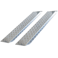 Rampes aluminium Unitrailer pour remorque dépanneuse 125 cm 400kg kit de 2 