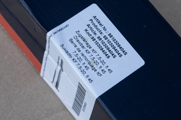 Barre de traction KNOTT KF13, KF17, KF20