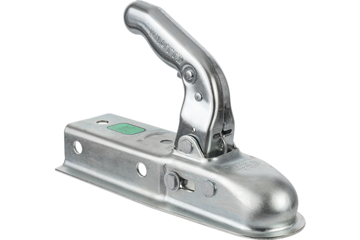 Attelage à boule KNOTT K7.5-L pour remorque de 750kg avec timon carré de 60mm