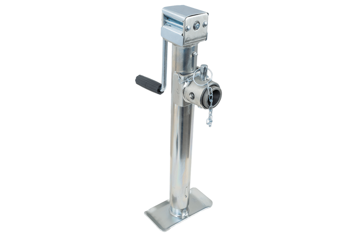 Kit complet de manivelle de levage TJ5002 + adaptateur TJ5002A UNITRAILER pour remorque 1300kg