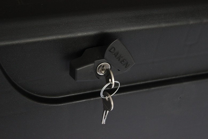 Boîte, coffre à outils DAKEN 82201 BLACKIT 550x250x295mm 23l avec supports de montage