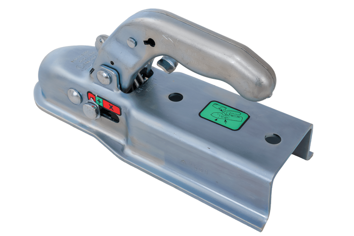 Attelage à boule KNOTT KQ14-C pour remorque de 1400 kg avec timon carré de 70 mm