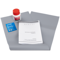 Kit de réparation de bâche MANTES Eco Gris 500 g/m2