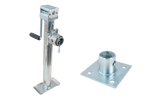Kit complet de manivelle de levage TJ5002 + adaptateur TJ5002A UNITRAILER pour remorque 1300kg