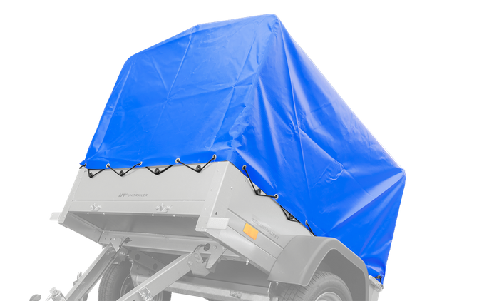 Bâche haute bleue pour la remorques 150x106 cm Garden Trailer 150 KIPP
