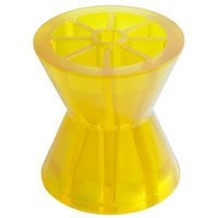 Diabolo étrave, rouleau de quille KNOTT PVC jaune pour remorque bateau 