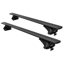 Barres, galerie de toit Inter Pack Virgo IR 120 (G2) avec rails intégrés (noir)