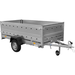 Unitrailer Remorque de Jardin 264 KIPP (Neuf) avec Roue Jockey et Planches Bis