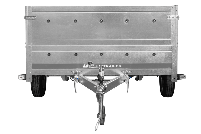 Remorque voiture 264x150 UNITRAILER GARDEN 265 KIPP avec ridelles supplémentaires