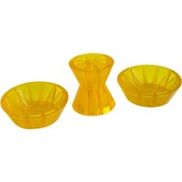 Kit: diabolo profilé avec deux couvercles d'extrémité PVC Knott