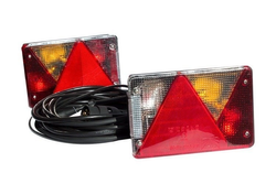 Feux arrière ASPÖCK + harnais MANTES 4m 7PIN